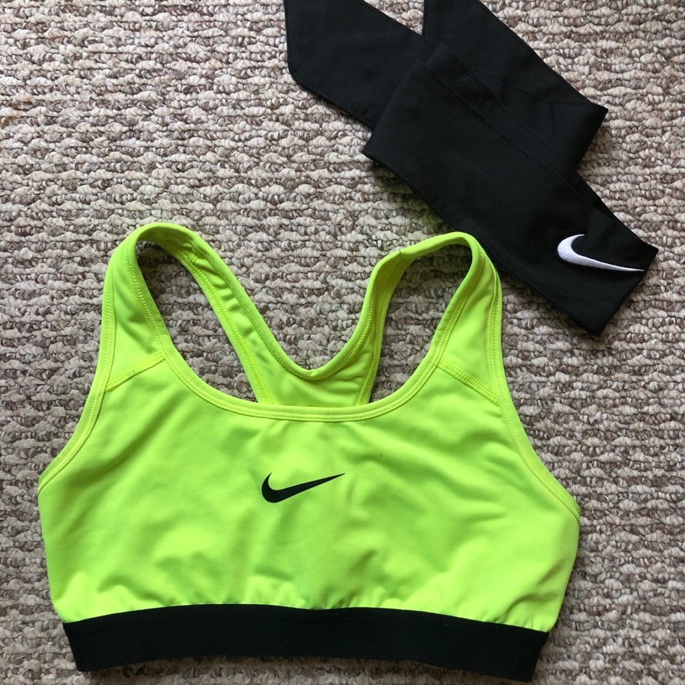 Neon Nike Sports Bra